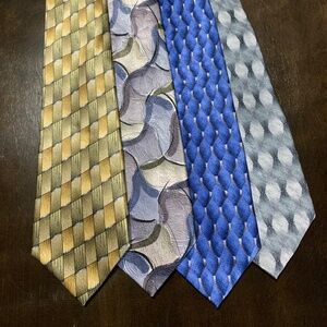 Grateful Dead Jerry Garcia Lot of Four (4) Silk Ties